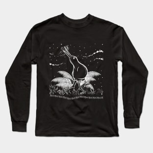 Kiwi Black and White Long Sleeve T-Shirt